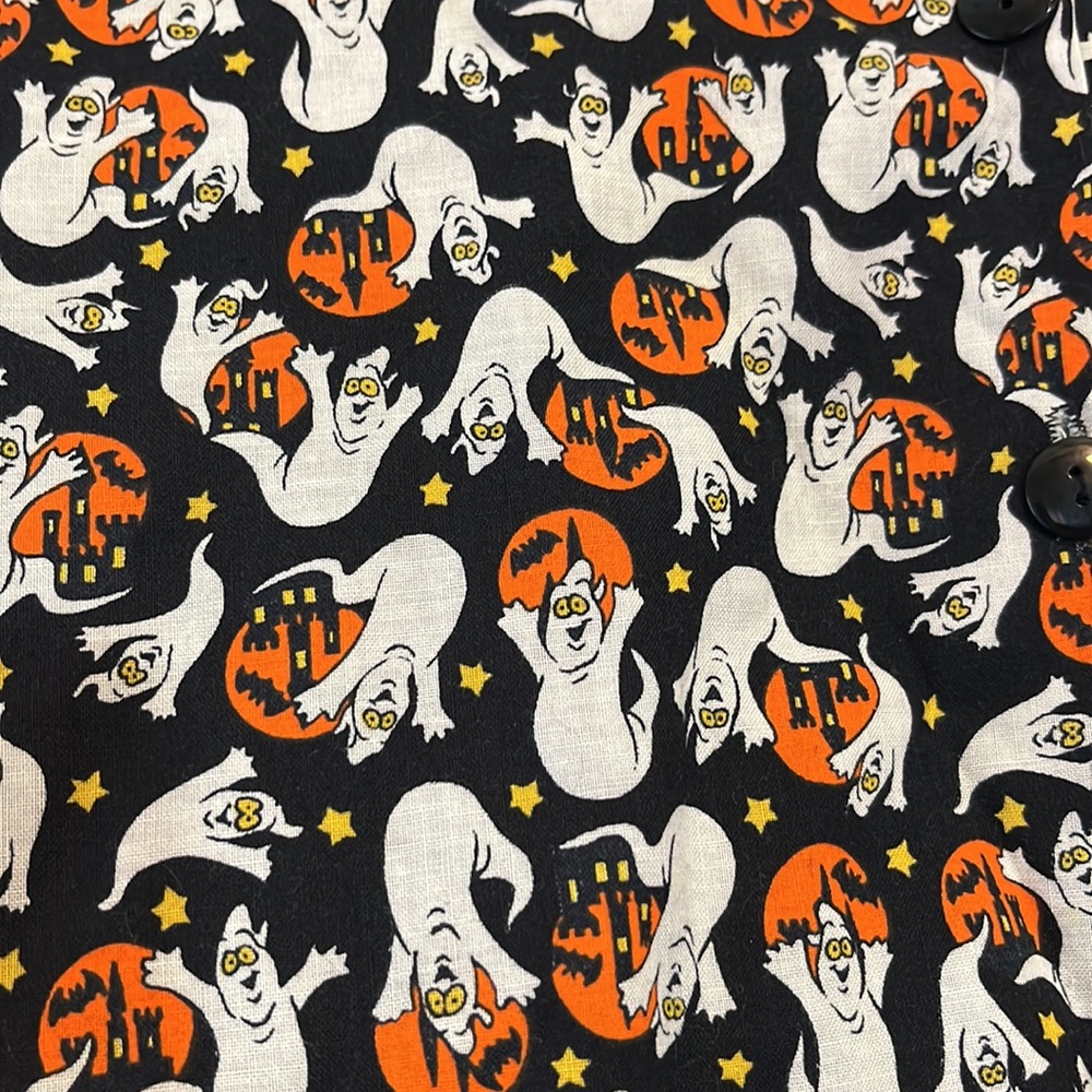 Vintage Capelli Halloween Ghosts Vest - Picture 4 of 9